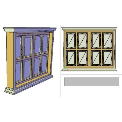 Ventana Clasica para Edificios Publicos