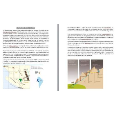 Proyecto Hidraulico Olmos Tinajones