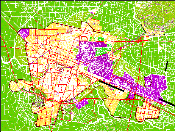 Stadtentwicklungsplan der Stadt Salamanca