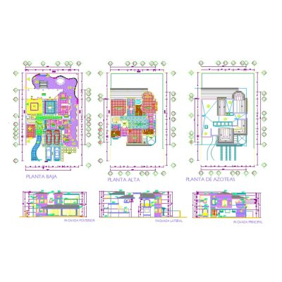 Vivienda unifamiliar de 17 x 28 mts.
