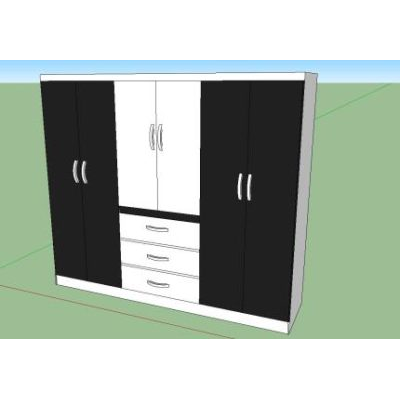 Ropero con 6 puertas