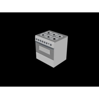 Estufa de Cocina 3D