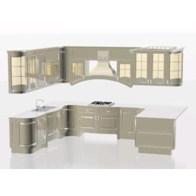 Mueble de cocina 3d . max