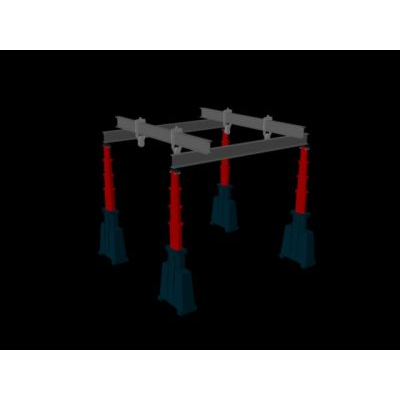 Estructura metalica 3d
