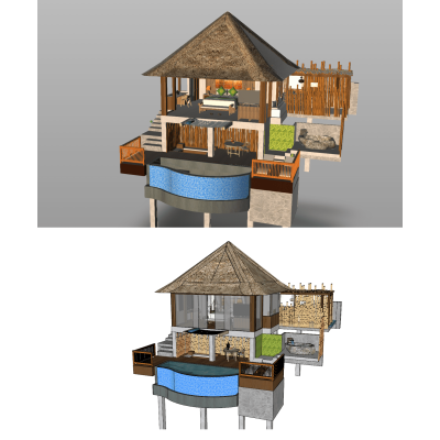 Villa estilo Bali