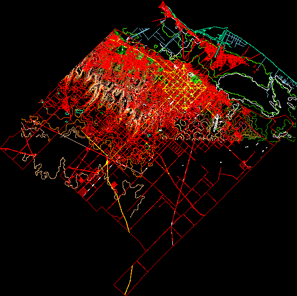 Mappa base della città di La Plata