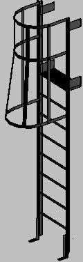 Escalera de gato (vertical) 3d