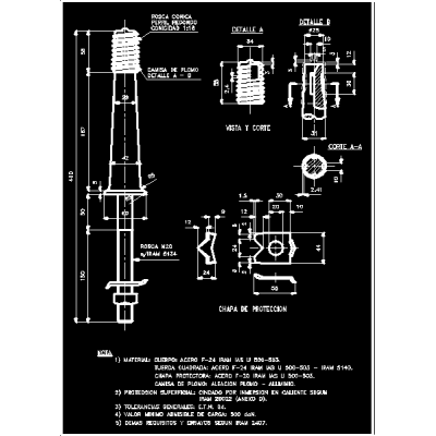 Bolts for mt insulators