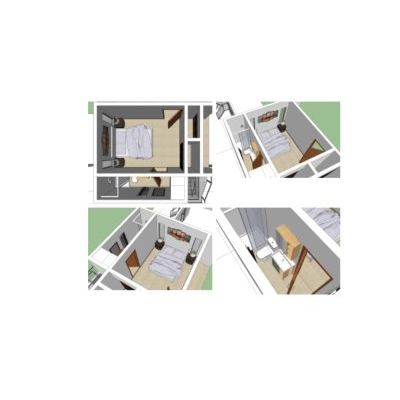 Diseno interior dormitorio en suite