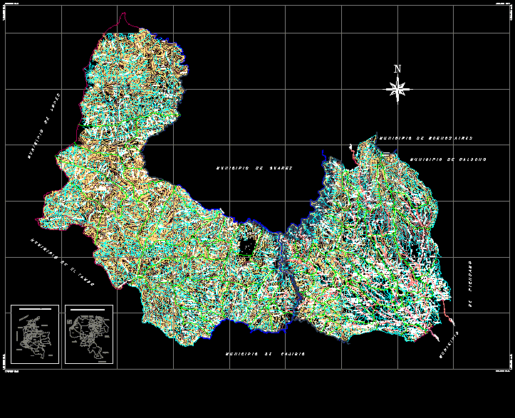 map of morales cauca