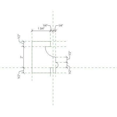 Perfil Parametrico 2D de Carpinteria