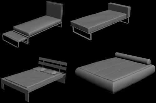 Archmodel 01 - (6 modelos de cama)