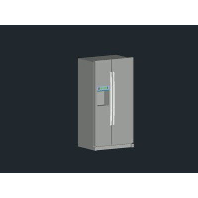 Nevera dos puertas con dispensador