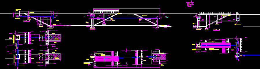 Hydraulic profile and sewer lagoon details