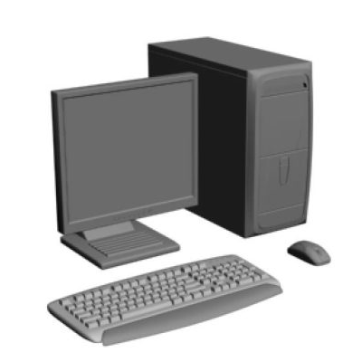 Modelado de pc en 3d