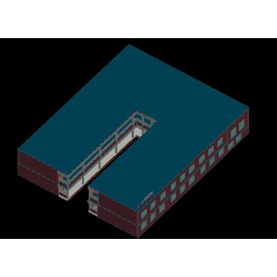 Proyecto de escuela modelada en 3d
