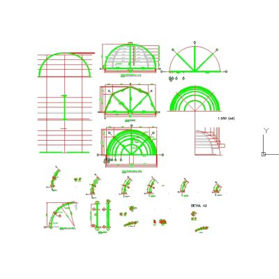 Construccion de Arco con Aparejo de Acero