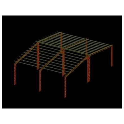 Estructura metalica 3d