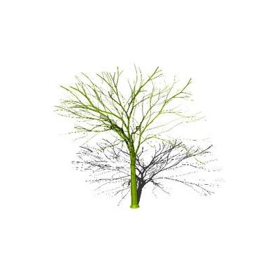 3D Winter Tree