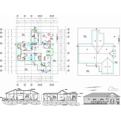 Single-family country house