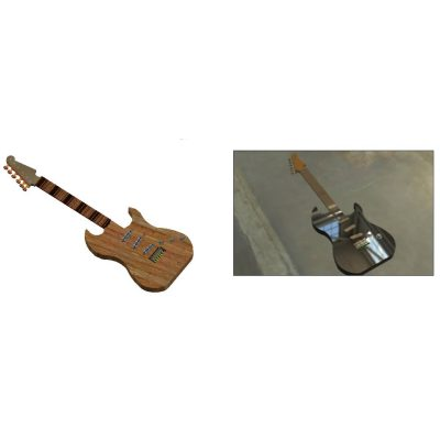 Diseno 3D de Guitarra Electrica