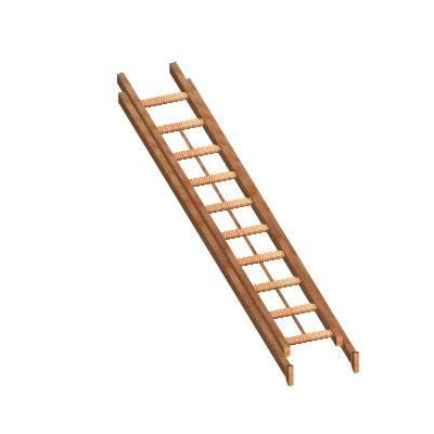 Escalera portatil en 3d