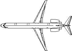 Flugzeug MD90-3BV
