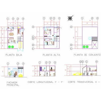 Detached house on two levels