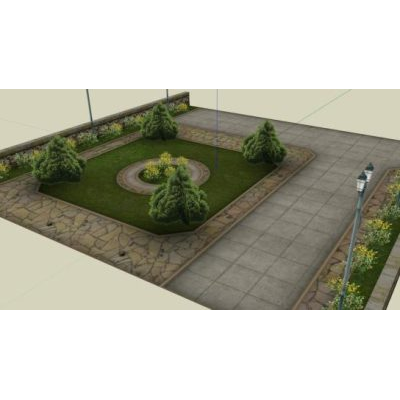 Seccion parque 3d