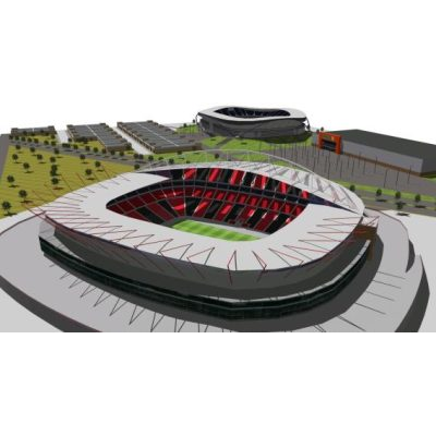 Estadio san armando 3d