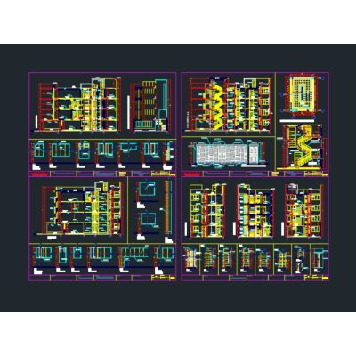 Plano CAD de Edificio Residencial