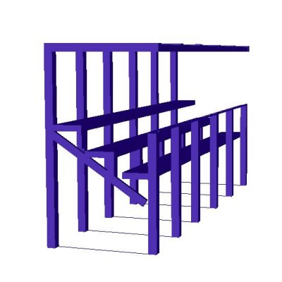 Tribuna para maga de coleo.
