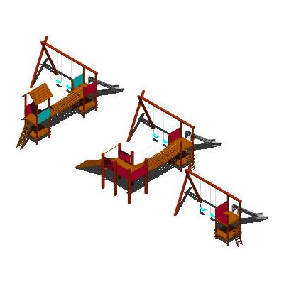 Varie costruzioni 3d per bambini