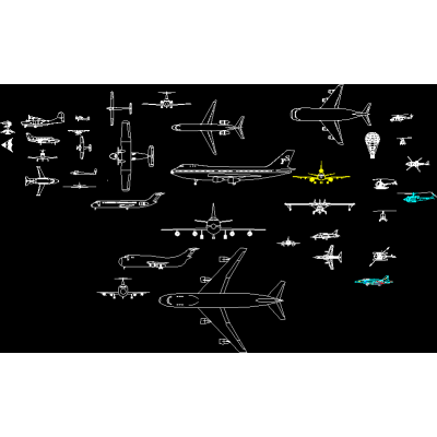 Aviones en 2 - d