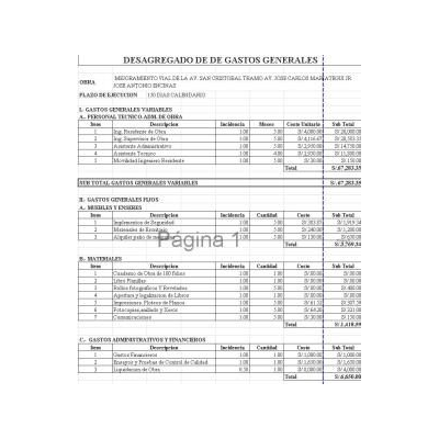 Expediente tecnico - pavimento rigido