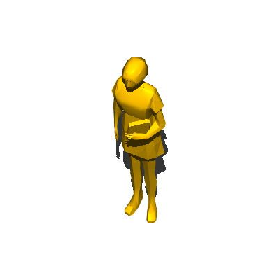 Figura Femenina 3D con Libros