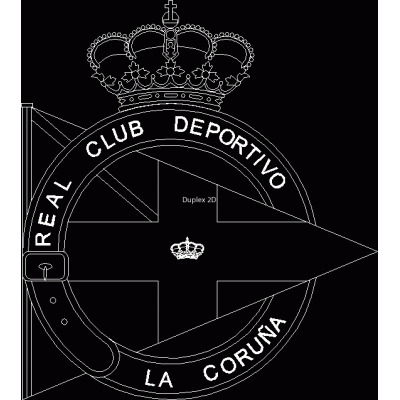 Escudo real club deportivo de la coruna
