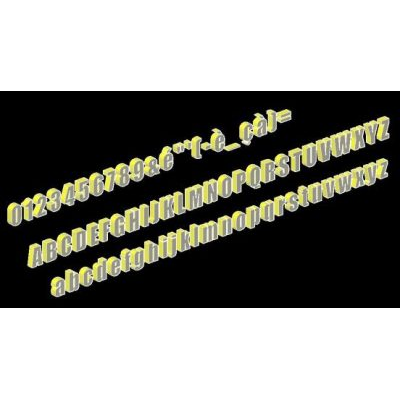 Alfabeto 3d