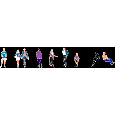 Personas con color