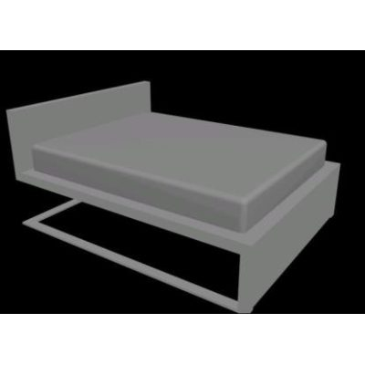 Cama Moderna 3D