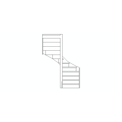Escalera Peldaños Compensados En Alzado
