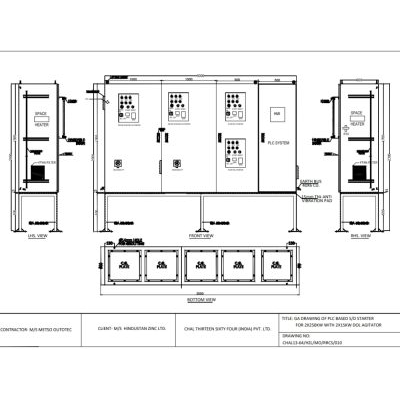 PLC drawing for electrical and instrumentation drawings