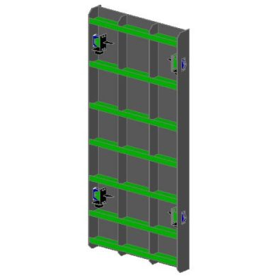 Compuerta blindada 3d