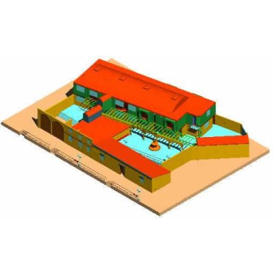 Centro civico  arquitectura 3d