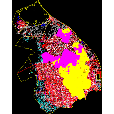 Plano de Barranquilla, Colombia