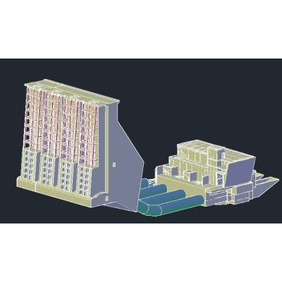 Toma para presa de usos multiples (riego y generacion)