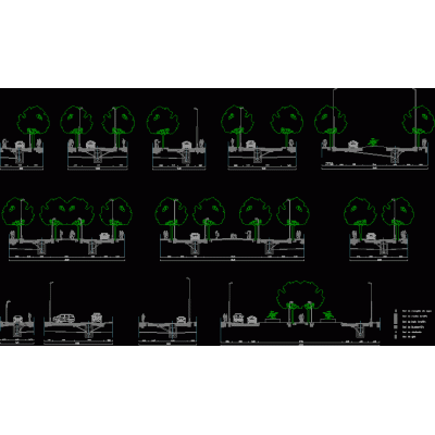 Estudio de secciones de via