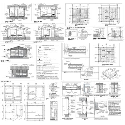 Set of Rural Housing Plans