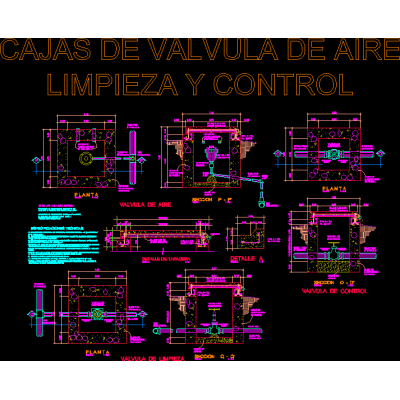 Valvula de control; aire y limpieza