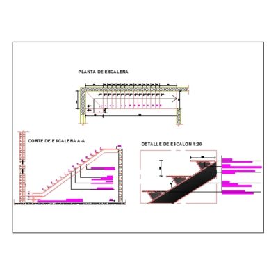 Escalera metalica